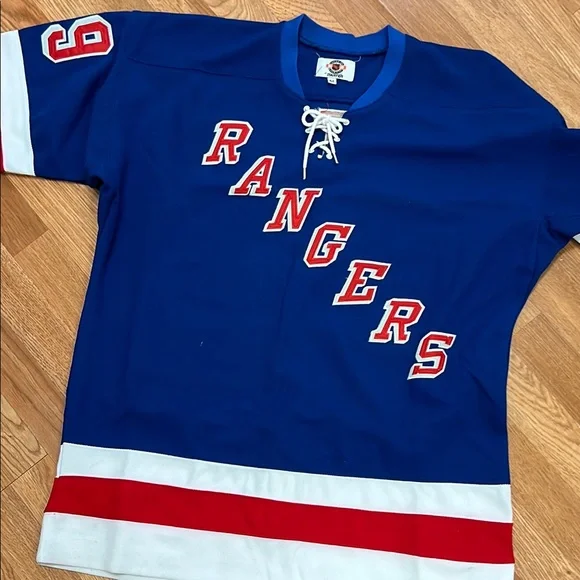 Starter Blue and Red Hockey Jersey